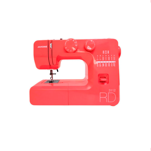 Máquina de Coser Janome 3112 RD Roja 12 Puntadas Doméstica